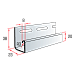 Планка "J - trim" Кирпичная Т-15 - 3,00м